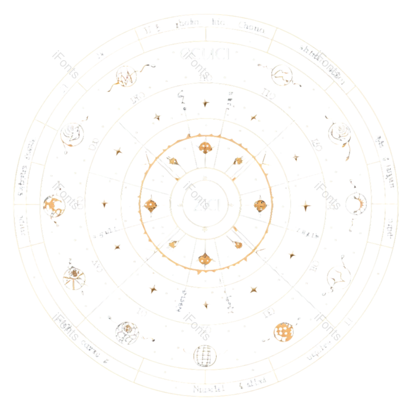 星座图片,天空元素,复古风格PNG,符号免抠素材